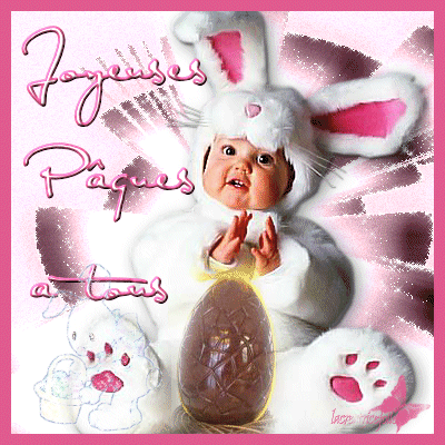 BON WEEK END ET SURTOUT JOYEUSES PAQUES A TOUS ET TOUTES GROS BISOUS