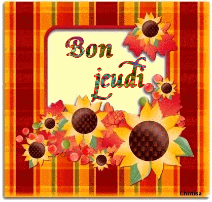 BON JEUDI A TOUS ET TOUTES KISS CARO attention � la chaleur!!!!!