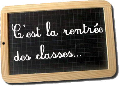 DERNIERE SEMAINE AVANT LA RENTREE DES CLASSES!!!!!!!!!!