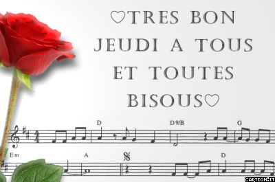 TRES BONNE SOIREE ET TRES BON JEUDI A TOUS ET TOUTES KISS