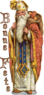 CE JEUDI 6 DECEMBRE ONT FETENT LA ST NICOLAS BONNE FETE A TOUS ET TOUTES